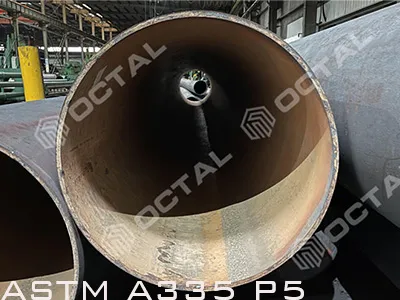 ASTM A335 P5 Temir pufagi po'lat quvur